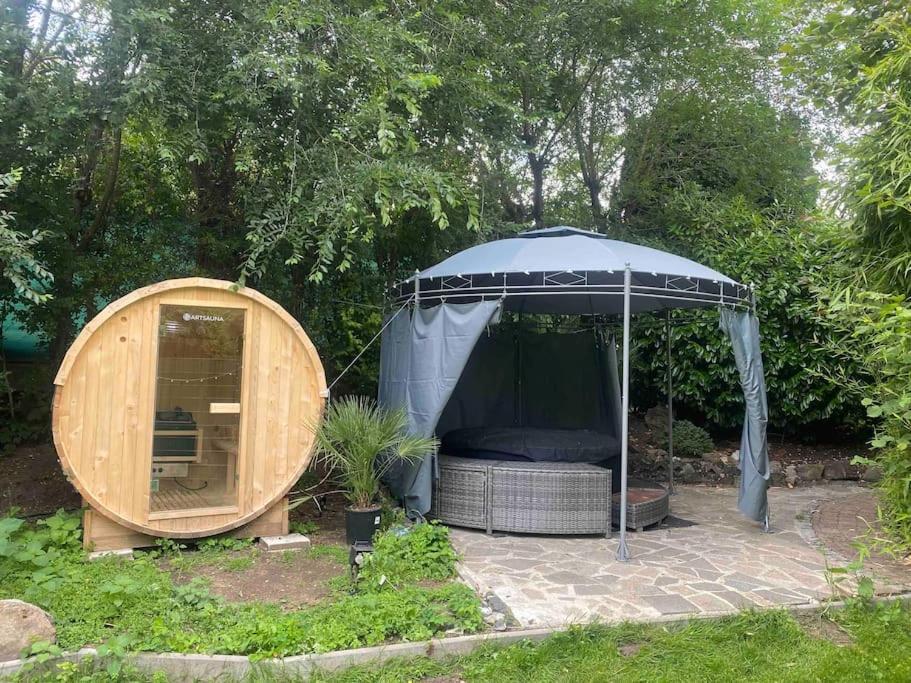 Ferien-Villa Direkt Am Rhein Sauna/Whirlpool Gotterswickerhamm エクステリア 写真
